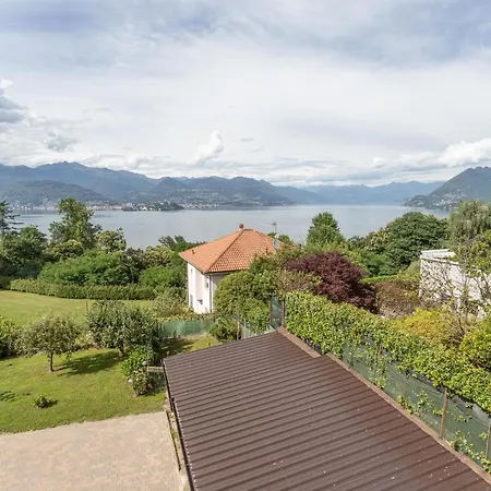 Casa Lilla - Lakeview Large With Garden Above Apartment Stresa