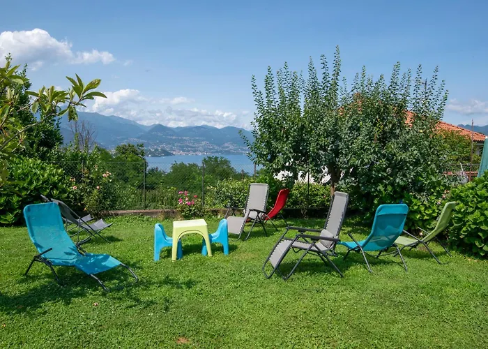 Casa Lilla - Lakeview Large With Garden Above Στρέσα